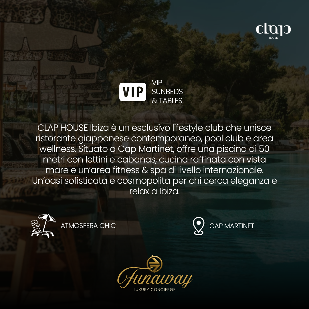 CLAP HOUSE Ibiza–Lifestyle Club et piscine Dolce&Gabbana
